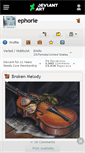 Mobile Screenshot of ephorie.deviantart.com