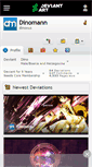 Mobile Screenshot of dinomann.deviantart.com