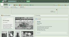 Desktop Screenshot of masalai.deviantart.com