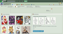 Desktop Screenshot of hayashinomura.deviantart.com