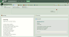 Desktop Screenshot of blacktomorrow.deviantart.com