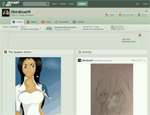 Tablet Screenshot of lilbirdblue09.deviantart.com