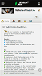Mobile Screenshot of naturesfinest.deviantart.com