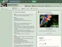 Tablet Screenshot of naturesfinest.deviantart.com