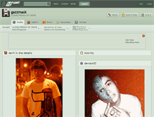 Tablet Screenshot of gazzmask.deviantart.com