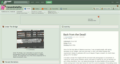 Desktop Screenshot of cassandramalfoy.deviantart.com