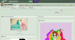 Desktop Screenshot of micro-language.deviantart.com