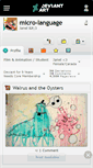 Mobile Screenshot of micro-language.deviantart.com