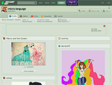 Tablet Screenshot of micro-language.deviantart.com
