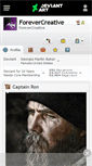 Mobile Screenshot of forevercreative.deviantart.com