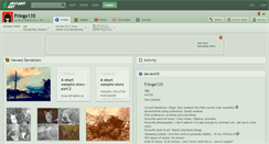 Desktop Screenshot of fringe135.deviantart.com