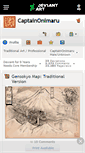 Mobile Screenshot of captainonimaru.deviantart.com