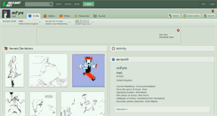 Desktop Screenshot of onfyre.deviantart.com