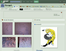 Tablet Screenshot of pdawggxd.deviantart.com