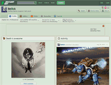 Tablet Screenshot of bellick.deviantart.com