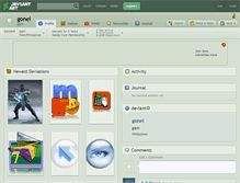 Tablet Screenshot of gonei.deviantart.com