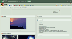 Desktop Screenshot of icetor.deviantart.com