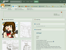 Tablet Screenshot of dehlegal.deviantart.com