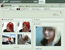 Tablet Screenshot of moony-xp.deviantart.com
