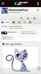 Mobile Screenshot of phoenixkatfury.deviantart.com