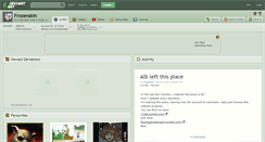 Desktop Screenshot of frozenskin.deviantart.com