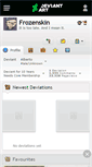 Mobile Screenshot of frozenskin.deviantart.com