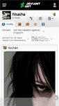 Mobile Screenshot of hisasha.deviantart.com