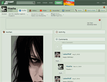 Tablet Screenshot of hisasha.deviantart.com