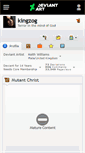 Mobile Screenshot of kingzog.deviantart.com