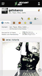 Mobile Screenshot of gattobanco.deviantart.com