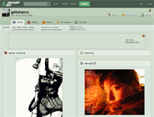 Tablet Screenshot of gattobanco.deviantart.com
