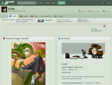 Tablet Screenshot of lcom.deviantart.com