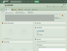 Tablet Screenshot of cz-hoover.deviantart.com