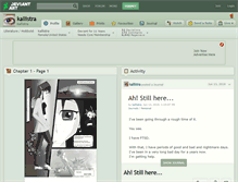 Tablet Screenshot of kallistra.deviantart.com