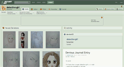 Desktop Screenshot of detective-girl.deviantart.com