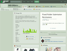 Tablet Screenshot of mmd-editors.deviantart.com