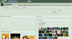 Desktop Screenshot of cannonboltplz.deviantart.com