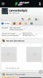 Mobile Screenshot of cannonboltplz.deviantart.com