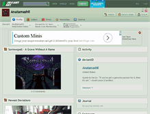Tablet Screenshot of anatamashii.deviantart.com
