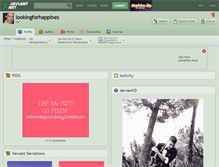 Tablet Screenshot of lookingforhappines.deviantart.com