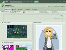 Tablet Screenshot of kopso866.deviantart.com