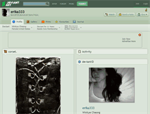 Tablet Screenshot of erika333.deviantart.com