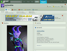 Tablet Screenshot of anirkenelite.deviantart.com