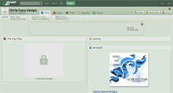Desktop Screenshot of gloria-gypsy-designs.deviantart.com