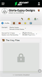 Mobile Screenshot of gloria-gypsy-designs.deviantart.com