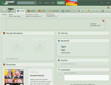 Tablet Screenshot of hgee.deviantart.com