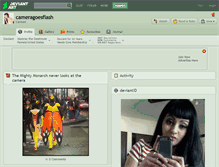 Tablet Screenshot of cameragoesflash.deviantart.com