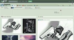 Desktop Screenshot of dampirella.deviantart.com