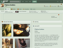 Tablet Screenshot of filipina-goddess.deviantart.com