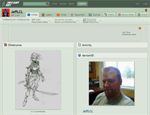 Tablet Screenshot of jefflcl.deviantart.com